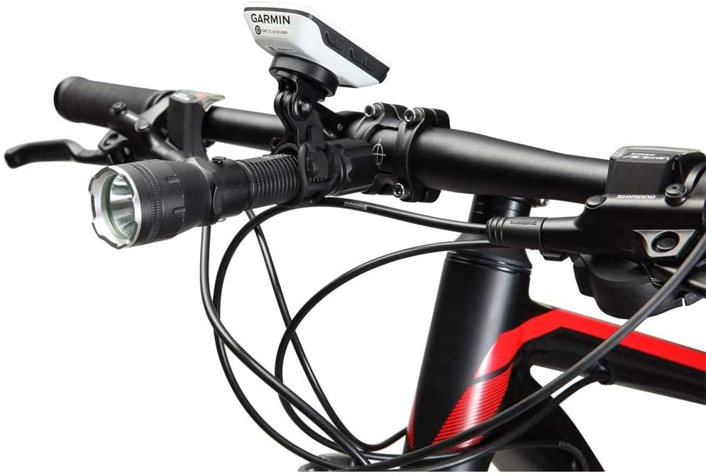 Thinvik Out Front Bike Computer Mount for Garmin Edge 830 820 810 800 530 520 Plus 520 510 500 200 130 25 GPS Compatible with 31.8mm 25.4mm Handlebar