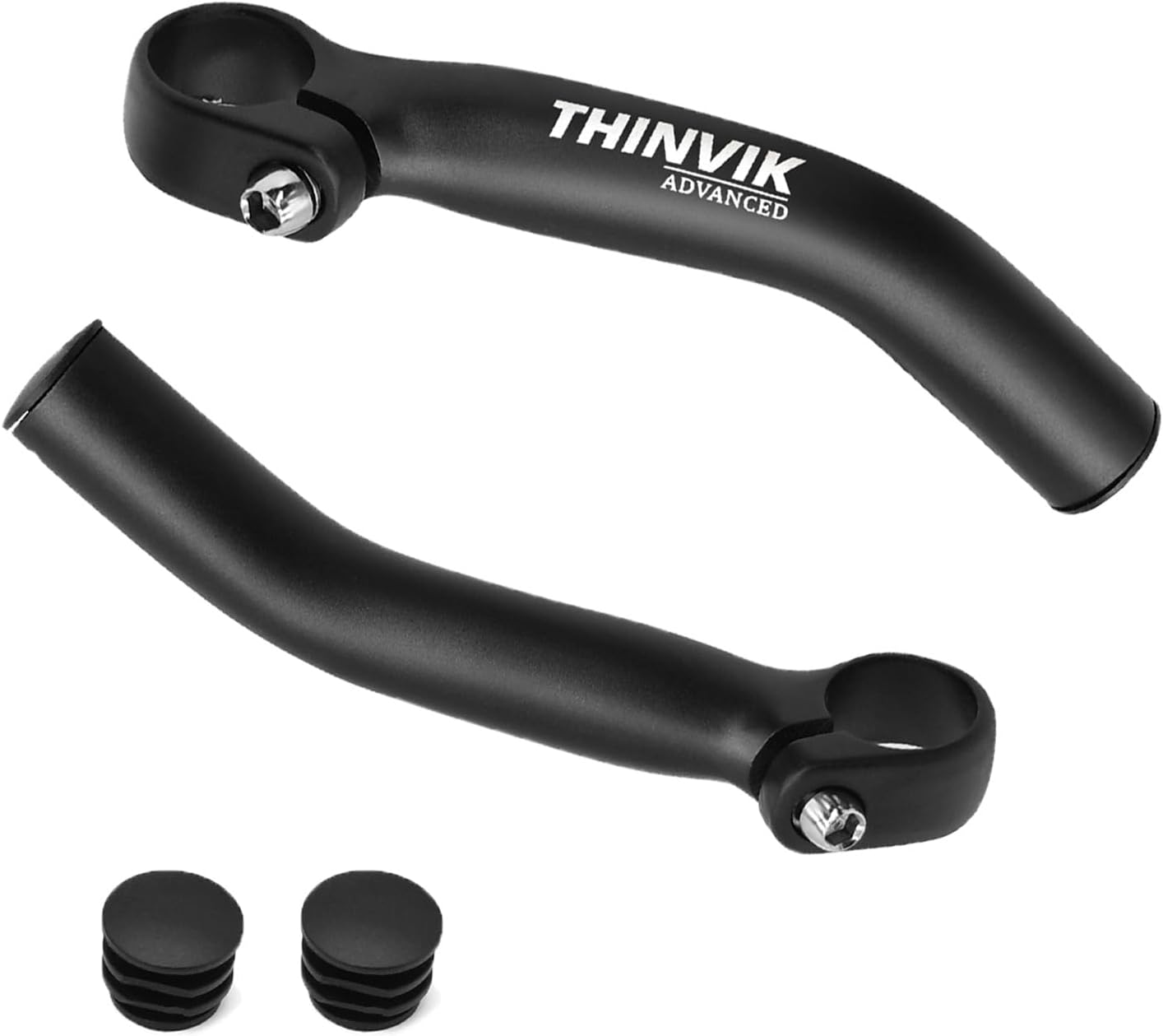 Thinvik Bike Bar Ends, Aluminium Alloy MTB Bicycle Bar Ends