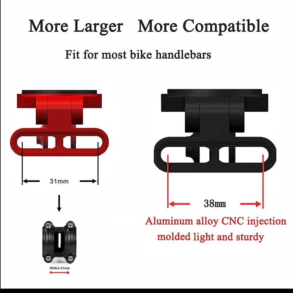 Thinvik Out-Front Extended Bike Computer Mount for Wahoo Garmin Bryton Series Combo Mount GPS Bike Computer