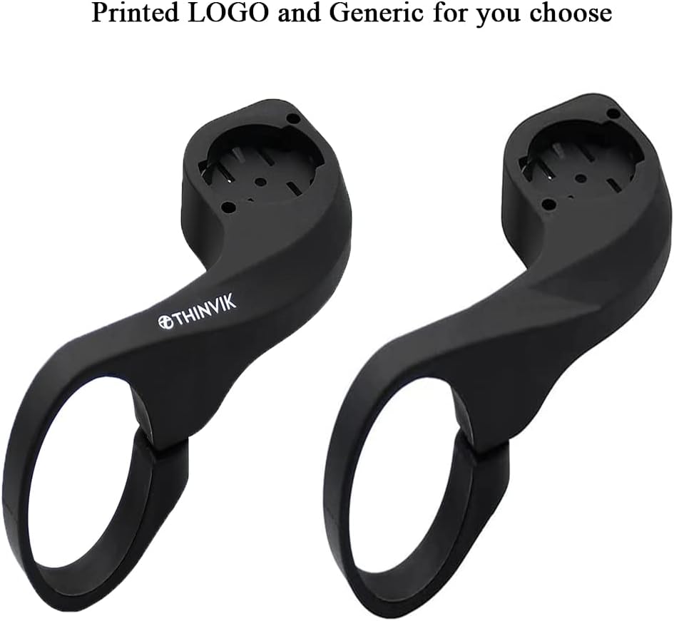 Thinvik Out Front Bike Computer Mount for Garmin Edge 830 820 810 800 530 520 Plus 520 510 500 200 130 25 GPS Compatible with 31.8mm 25.4mm Handlebar