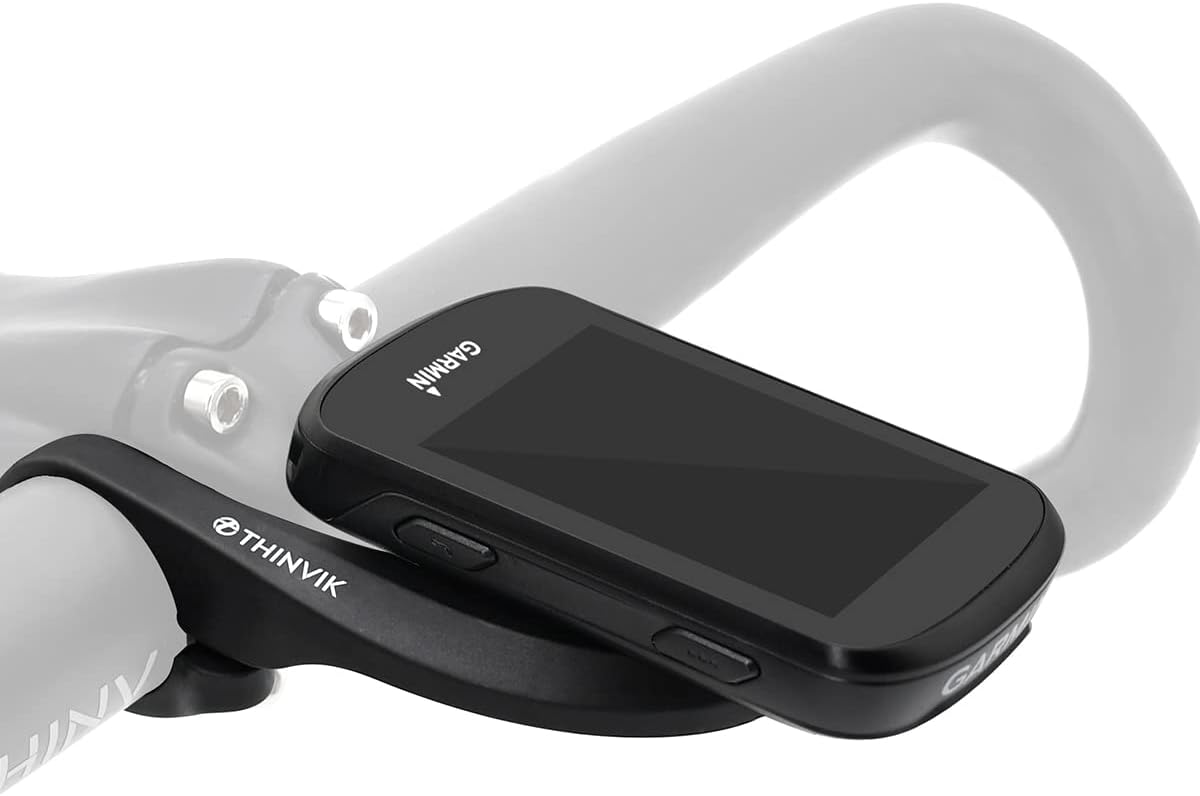 Thinvik Out Front Bike Computer Mount for Garmin Edge 830 820 810 800 530 520 Plus 520 510 500 200 130 25 GPS Compatible with 31.8mm 25.4mm Handlebar
