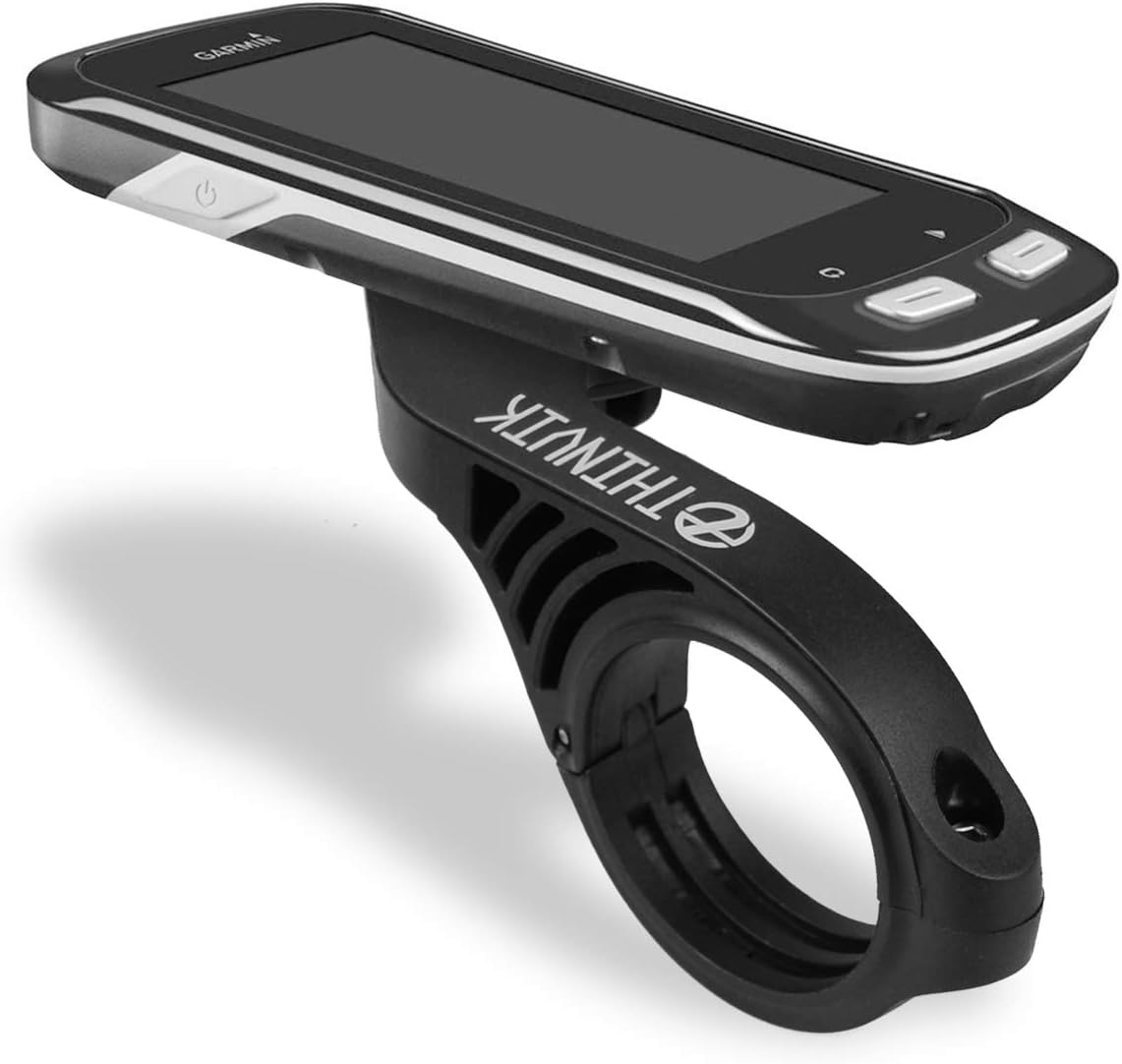 Thinvik Out Front Bike Computer Mount for Garmin Edge 830 820 810 800 530 520 Plus 520 510 500 200 130 25 GPS Compatible with 31.8mm 25.4mm Handlebar