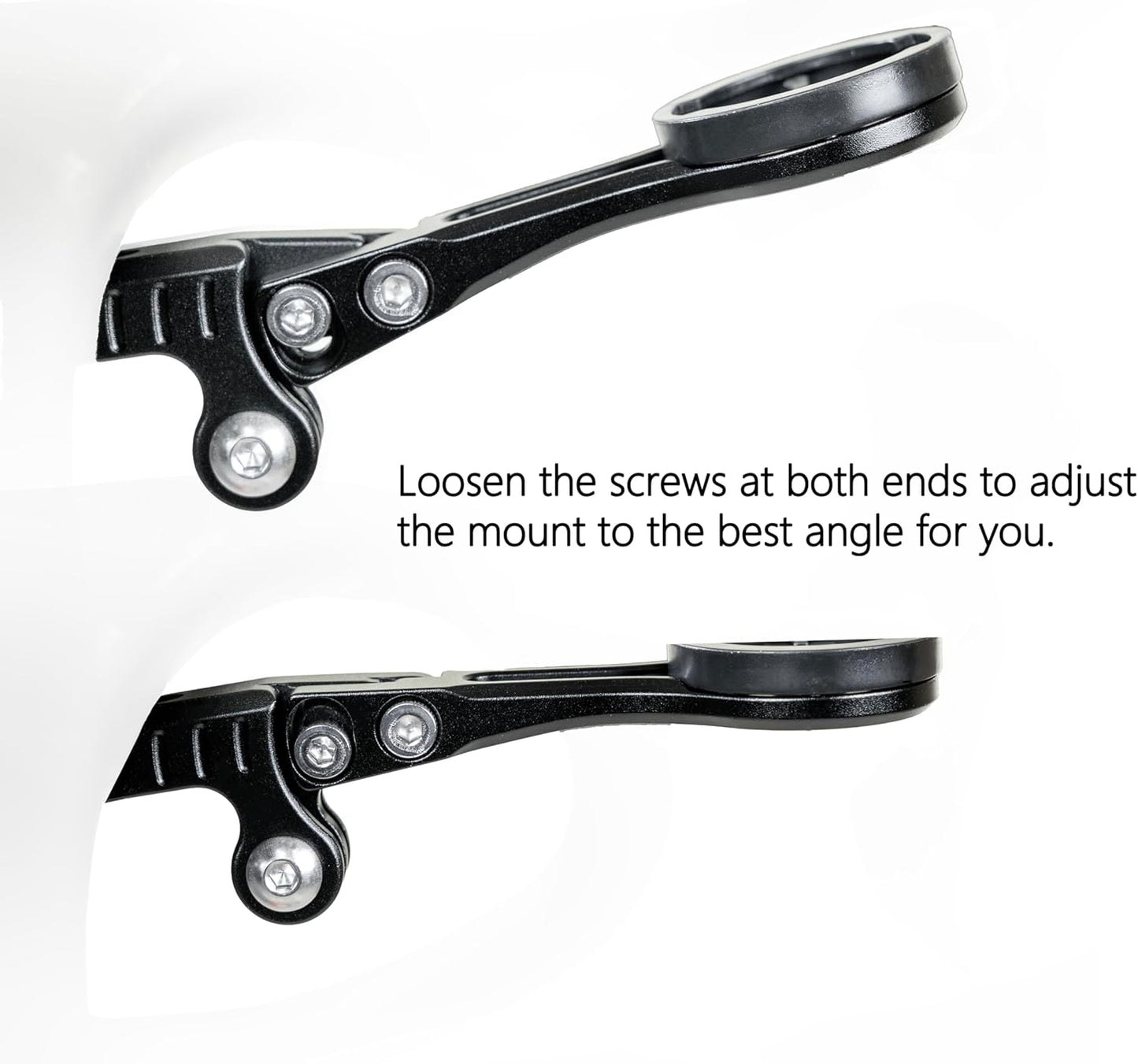 Thinvik Integrated Handlebar Bike Computer Adjustable Combo Mount for Wahoo Garmin Bryton Series Bicycle Mount for Gopro Combo Camera and Headlight
