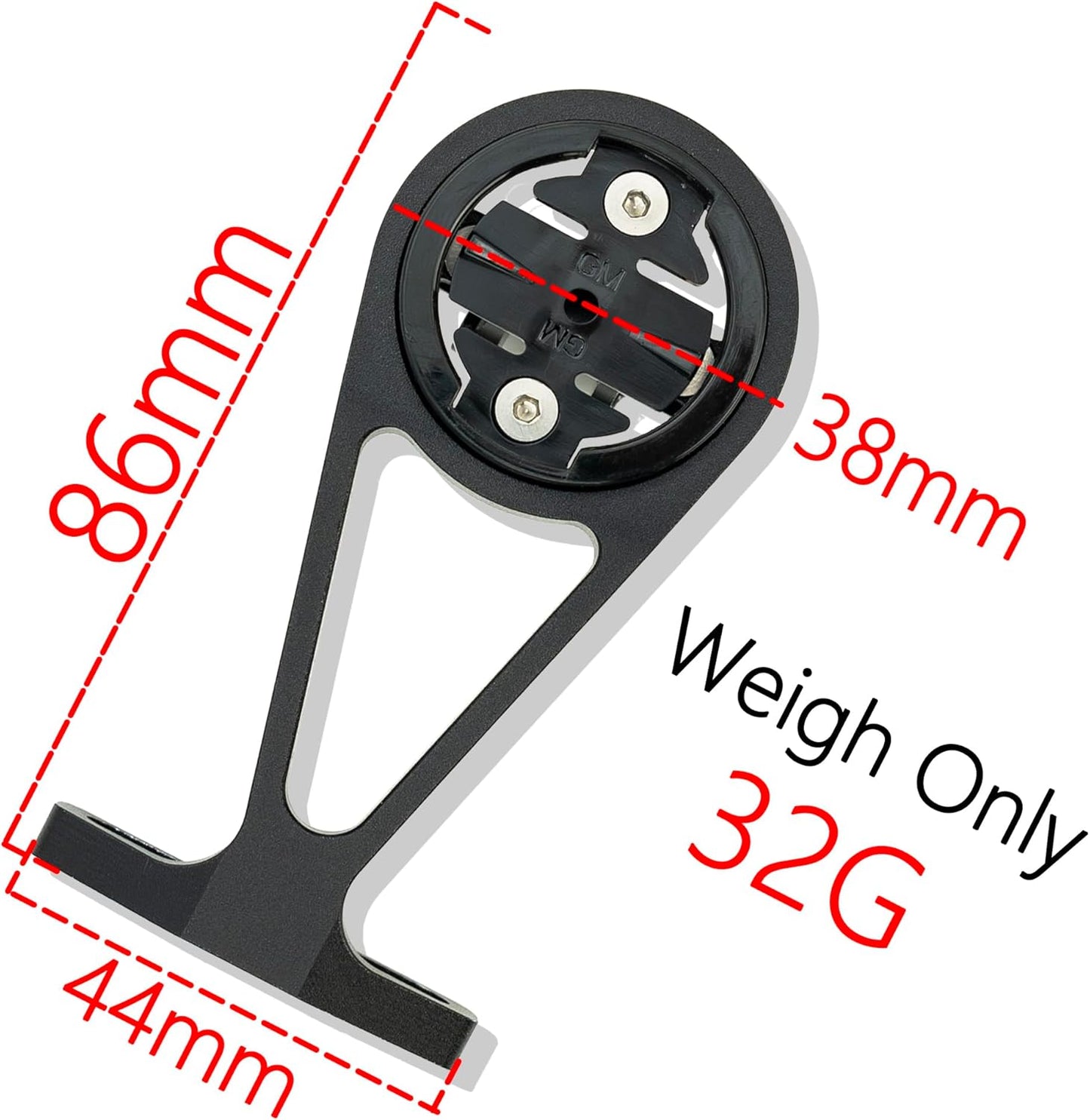 Thinvik Out-Front Extended Bike Computer Mount for Wahoo Garmin Bryton Series Combo Mount GPS Bike Computer