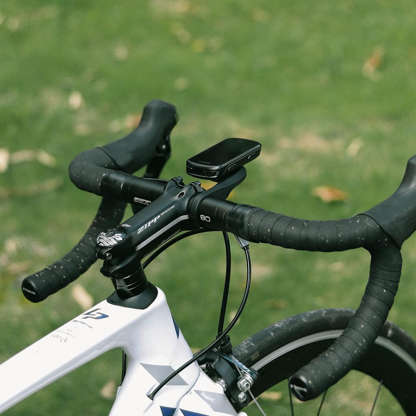 Thinvik Out Front Bike Computer Mount for Garmin Edge 830 820 810 800 530 520 Plus 520 510 500 200 130 25 GPS Compatible with 31.8mm 25.4mm Handlebar