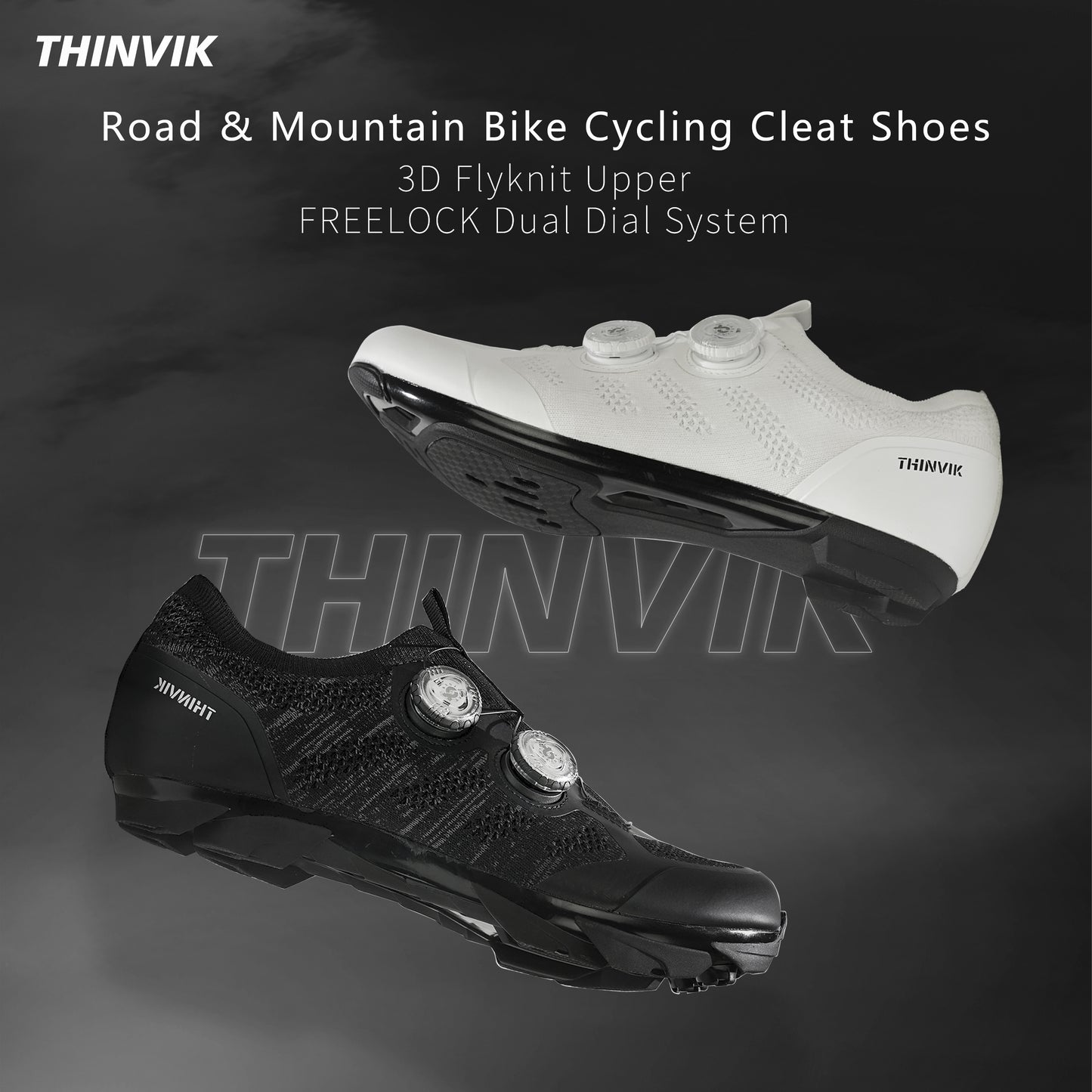 Thinvik S5 Road bike Cycling Shoes For SPD-SL and Keo systems