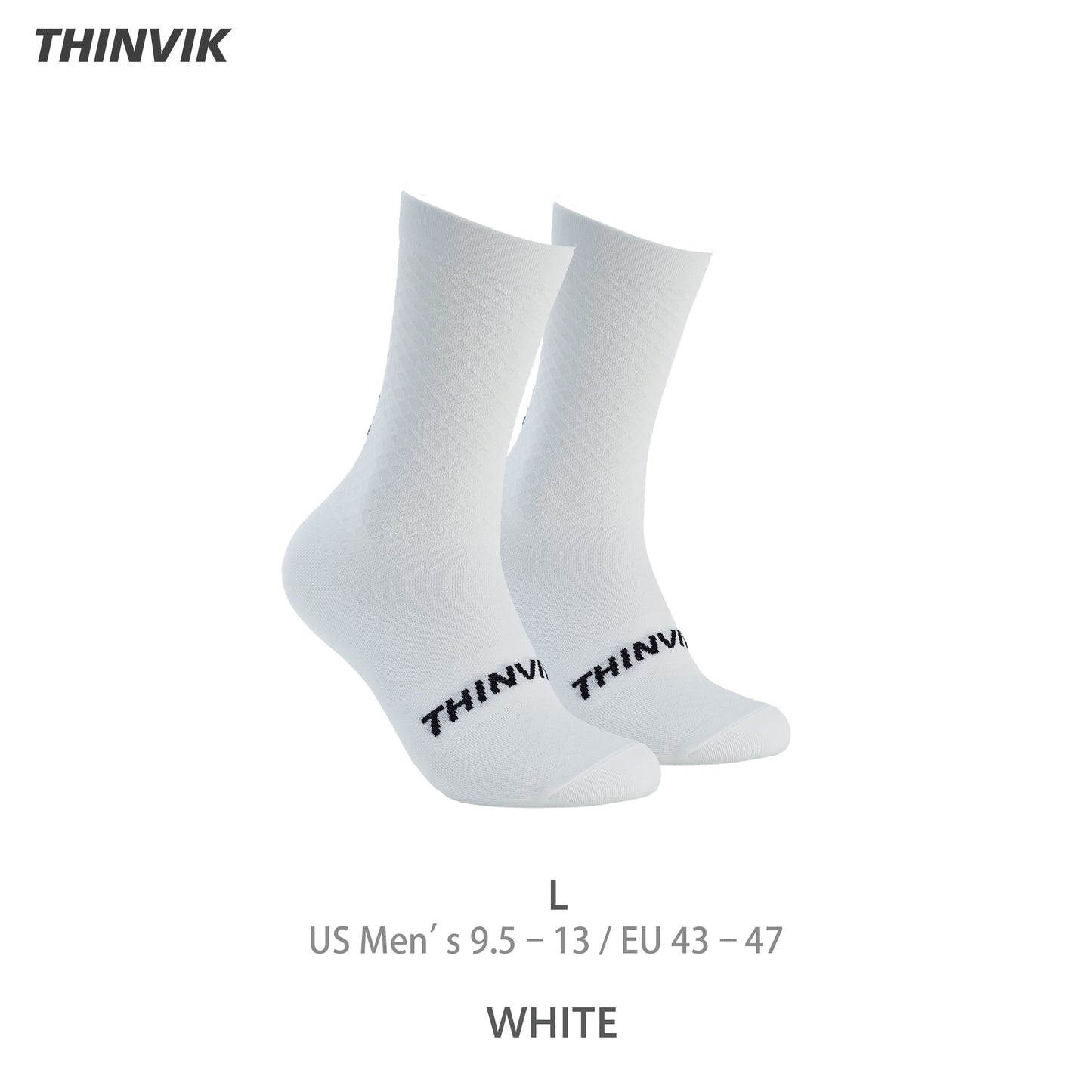 Thinvik Breathable Cycling Socks, Lightweight Performance Bike Socks for Men & Women (1 Pair)