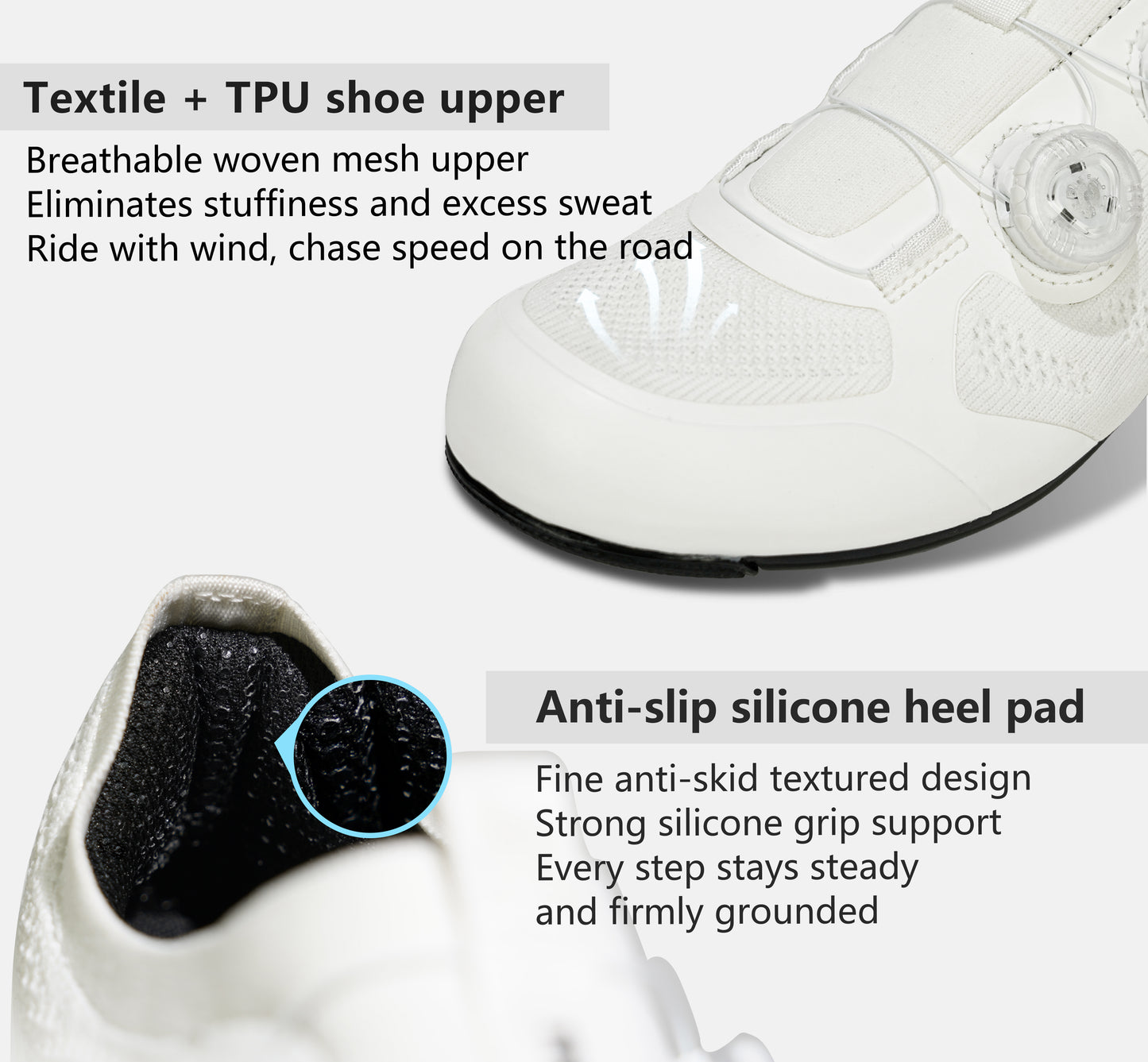 Thinvik S5 Road bike Cycling Shoes For SPD-SL and Keo systems