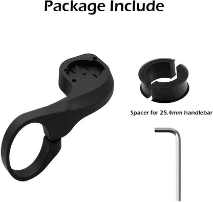 Thinvik Out Front Bike Computer Mount for Garmin Edge 830 820 810 800 530 520 Plus 520 510 500 200 130 25 GPS Compatible with 31.8mm 25.4mm Handlebar