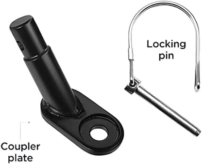 Thinvik Coupler Hitch Attachments for Instep & Schwinn Bike Trailers, Flat,