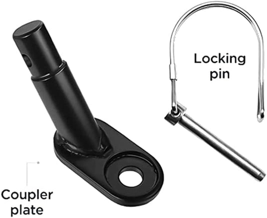 Thinvik Coupler Hitch Attachments for Instep & Schwinn Bike Trailers, Flat,