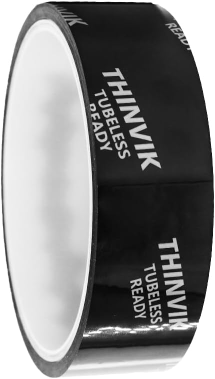 Thinvik Tubeless Bike Wheel Rim Tape Width 21/23/25/27/29/31/33/35 mm x Length 10m Roll Anti Puncture Tubeless Vacuum Tire Pad Tape for MTB Mountain&Road Bike Wheel Carbon Set
