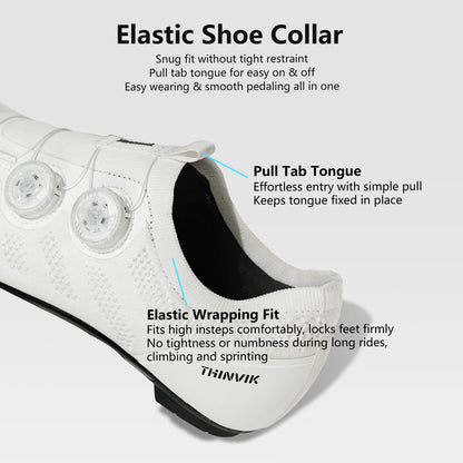Thinvik S5 Road bike Cycling Shoes For SPD-SL and Keo systems