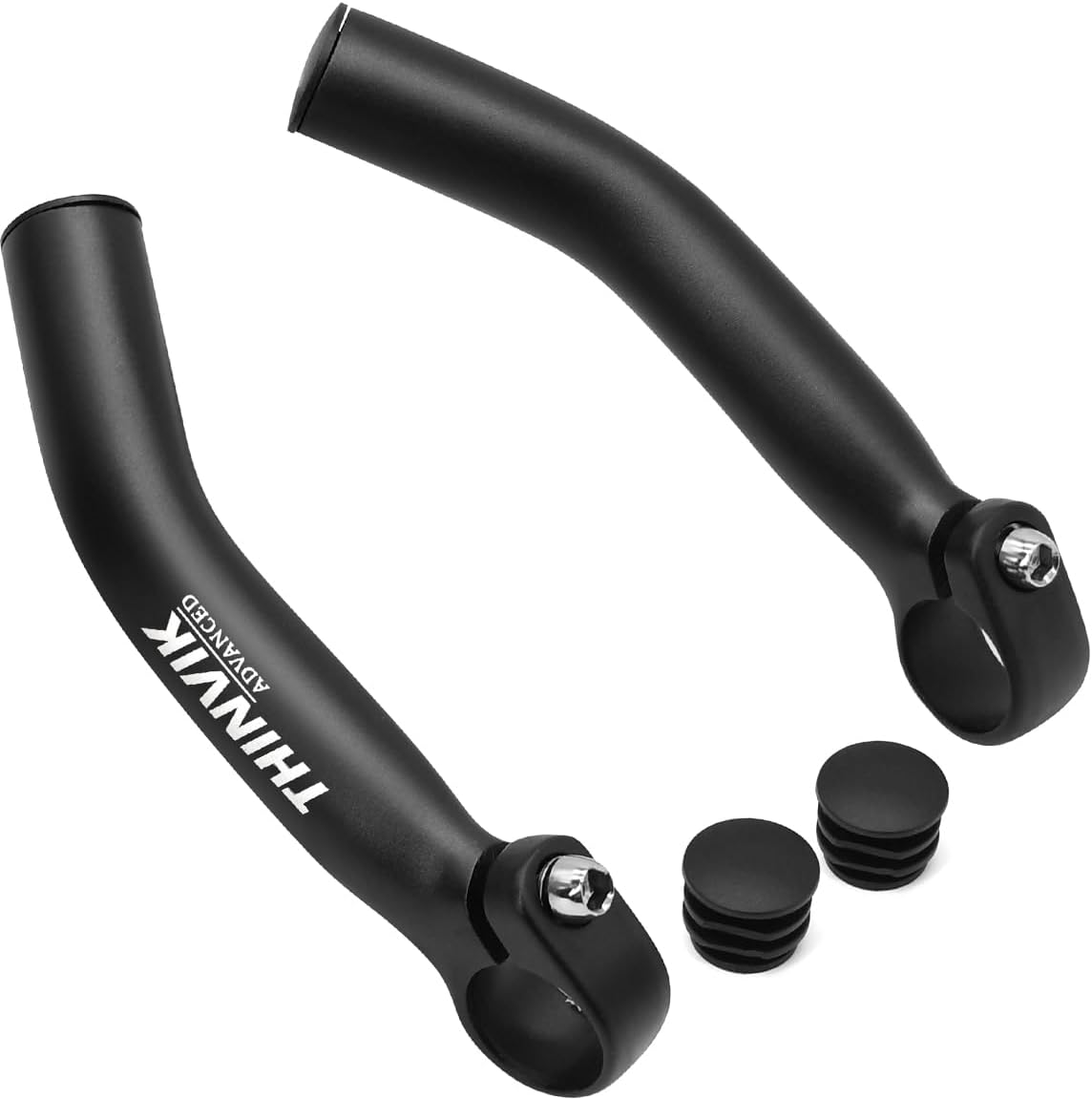 Thinvik Bike Bar Ends, Aluminium Alloy MTB Bicycle Bar Ends
