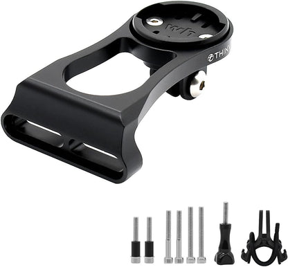 Thinvik Out-Front Extended Bike Computer Mount for Wahoo Garmin Bryton Series Combo Mount GPS Bike Computer