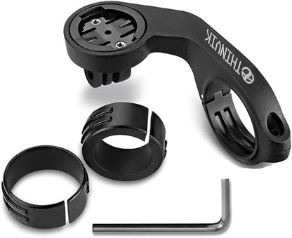 Thinvik Out Front Bike Computer Mount for Garmin Edge 830 820 810 800 530 520 Plus 520 510 500 200 130 25 GPS Compatible with 31.8mm 25.4mm Handlebar