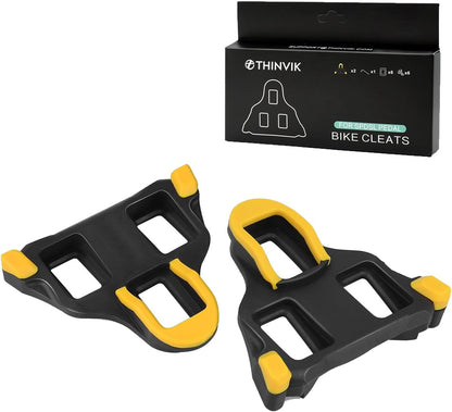 Thinvik Road Bike Cleats for Shimano SPD-SL Locking Cycling Pedals Cleat for Shimano SH10 SH11 SH12 System Shoes