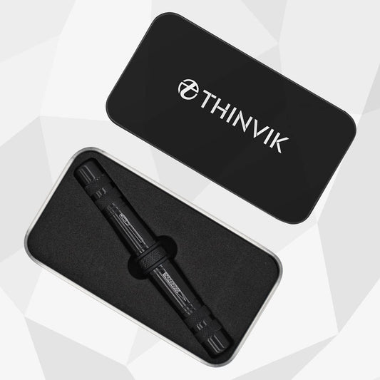 Thinvik Tubeless Tire Repair Kit(with Cutting Tool)&Tire Plug Kit,Portable Tire Repair Puncture Kit - Fix The Puncture&Flat of MTB,Road,Gravel,E-Bike,-Include Bacon Strips, Embedding Tool