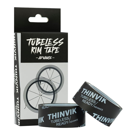 Thinvik Upgraded Tubeless Bike Wheel Rim Tape Width 21/23/25/27/29/31/33/35 mm x Length 5.5m/18.04ft Roll Anti Puncture for Mountain&Road Bike Wheel Carbon set-23mm