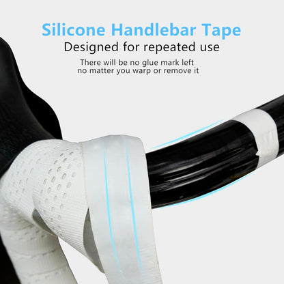 Thinvik Bike Handlebar Tape, Shock Absorbing Silicone & EVA