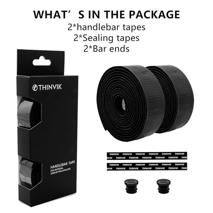 Thinvik Bike Handlebar Tape, PU&EVA Bicycle Bar Tape,