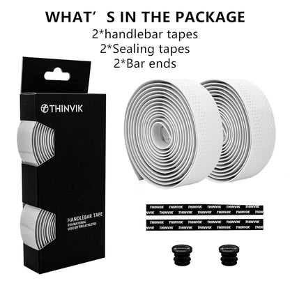 Thinvik Bike Handlebar Tape, PU&EVA Bicycle Bar Tape