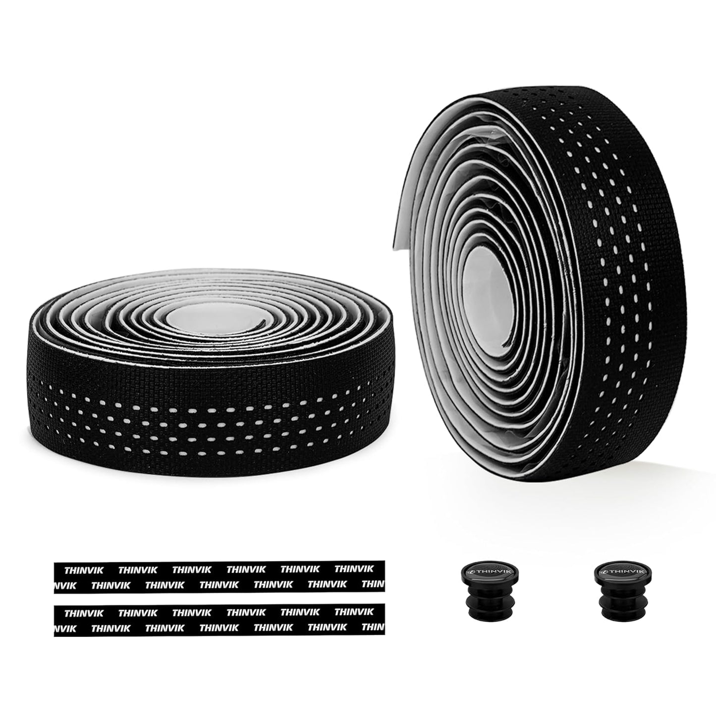 Thinvik Bike Handlebar Tape, Shock Absorbing Silicone & EVA