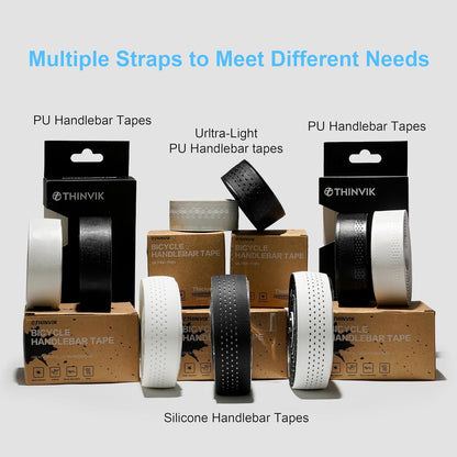 Thinvik Bike Handlebar Tape, PU&EVA Bicycle Bar Tape,