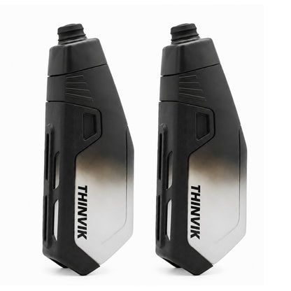 Bicycle Aerodynamic Water Bottle Set, 650ml Squeeze Water Bottle