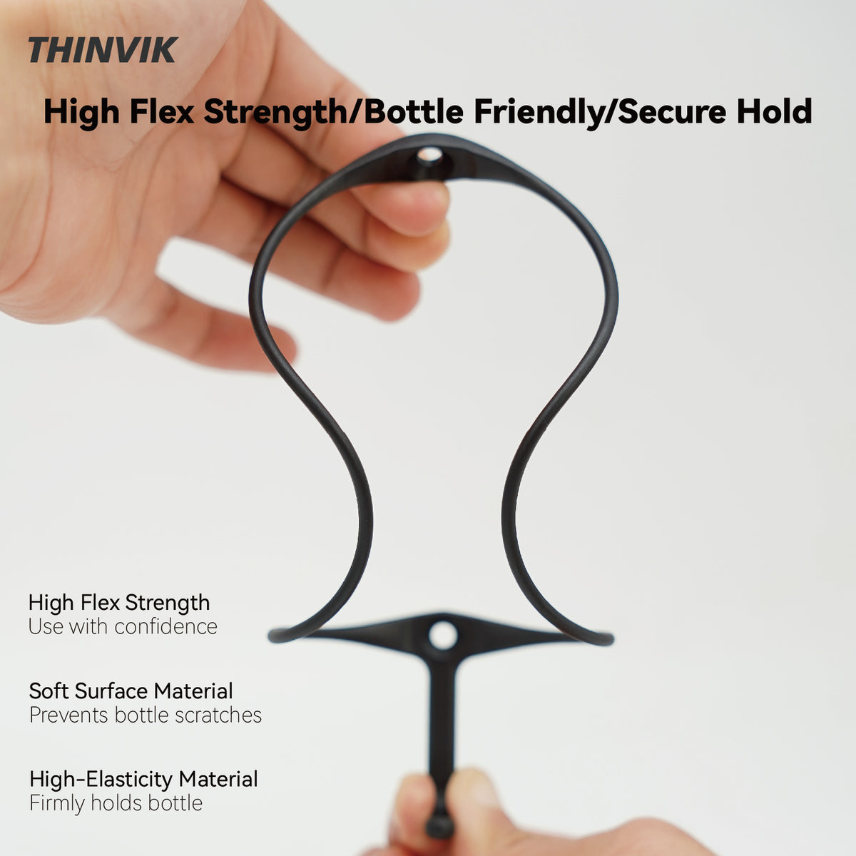 Thinvik Bike Water Bottle Cage, Carbon Fiber Reinforced Nylon