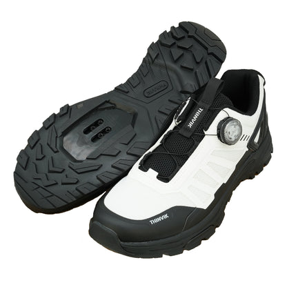 Thinvik Unisex Mountain Bike Shoes, SPD and Flat Pedal Dual Use