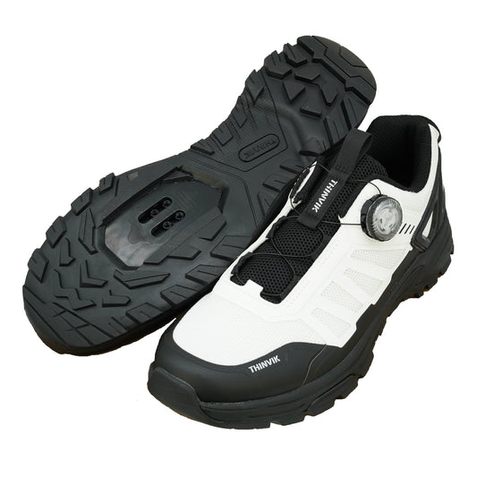 Thinvik Unisex Mountain Bike Shoes, SPD and Flat Pedal Dual Use