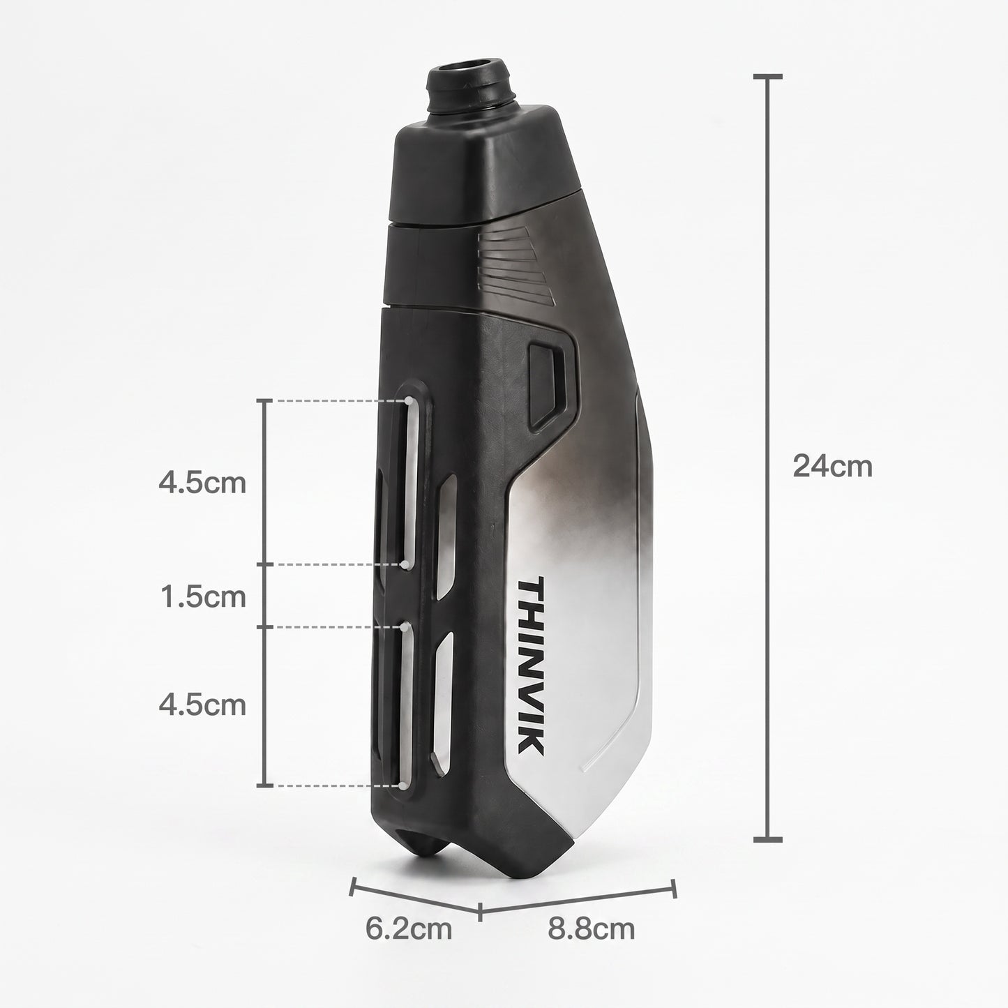 Bicycle Aerodynamic Water Bottle Set, 650ml Squeeze Water Bottle